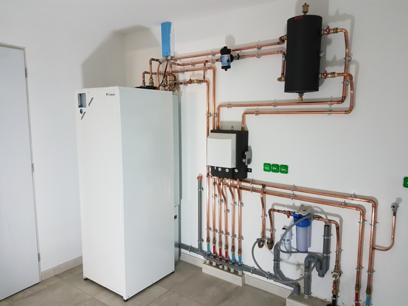 pompe à chaleur duo daikin 6kw avec production d